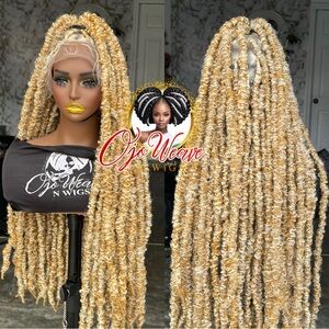 Full lace flawless locs wig Available in black as well.